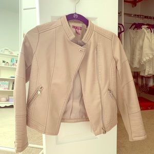 Girl Rose leather like jacket